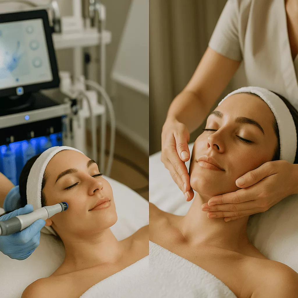 Differences Between Hydrafacials And Traditional Facials