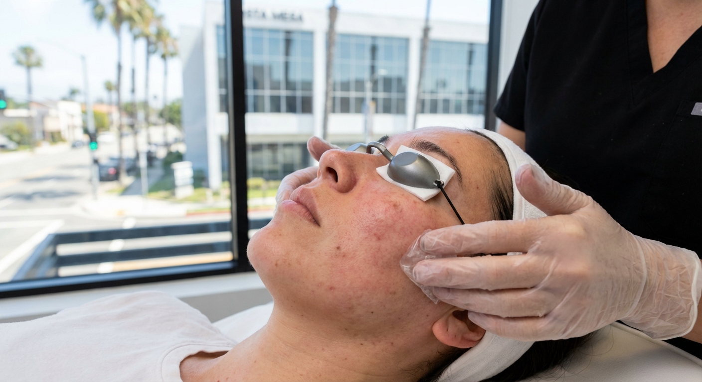 Chemical peel treatment for dark spots in Costa Mesa